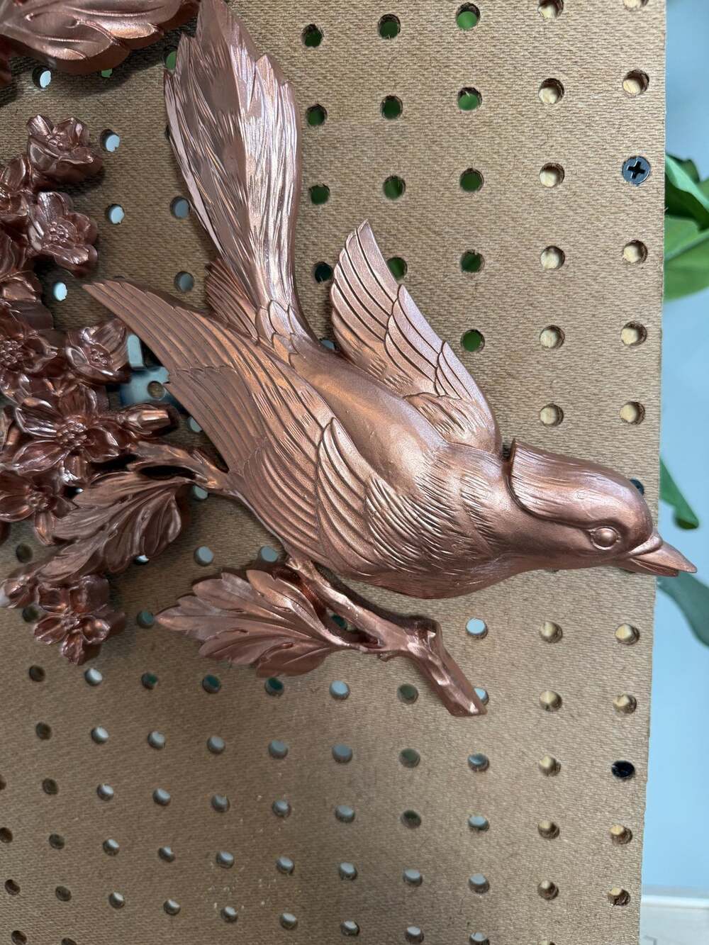 Vintage Syroco Bird Wall Hanging